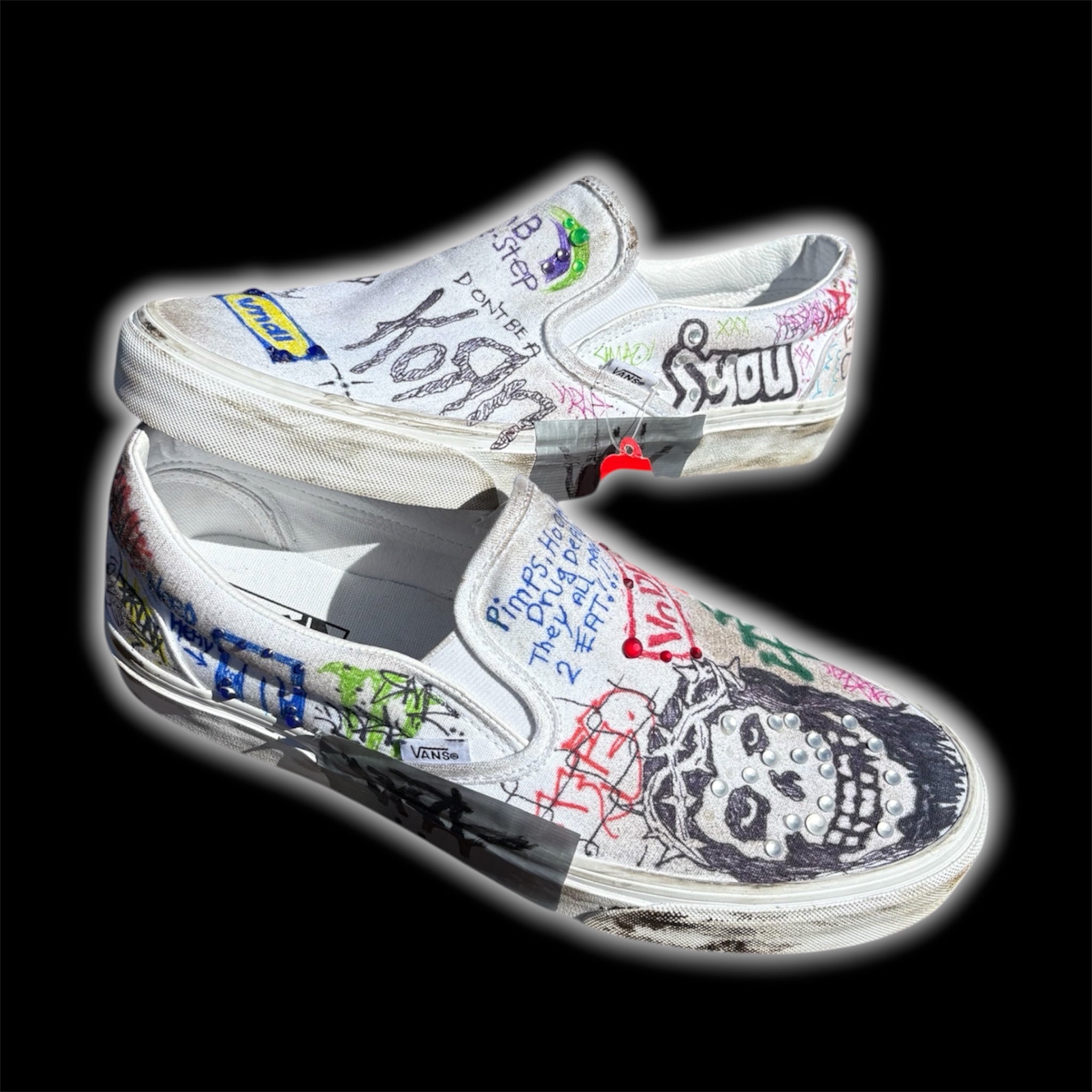 ART JUNKIE SLIP ONS