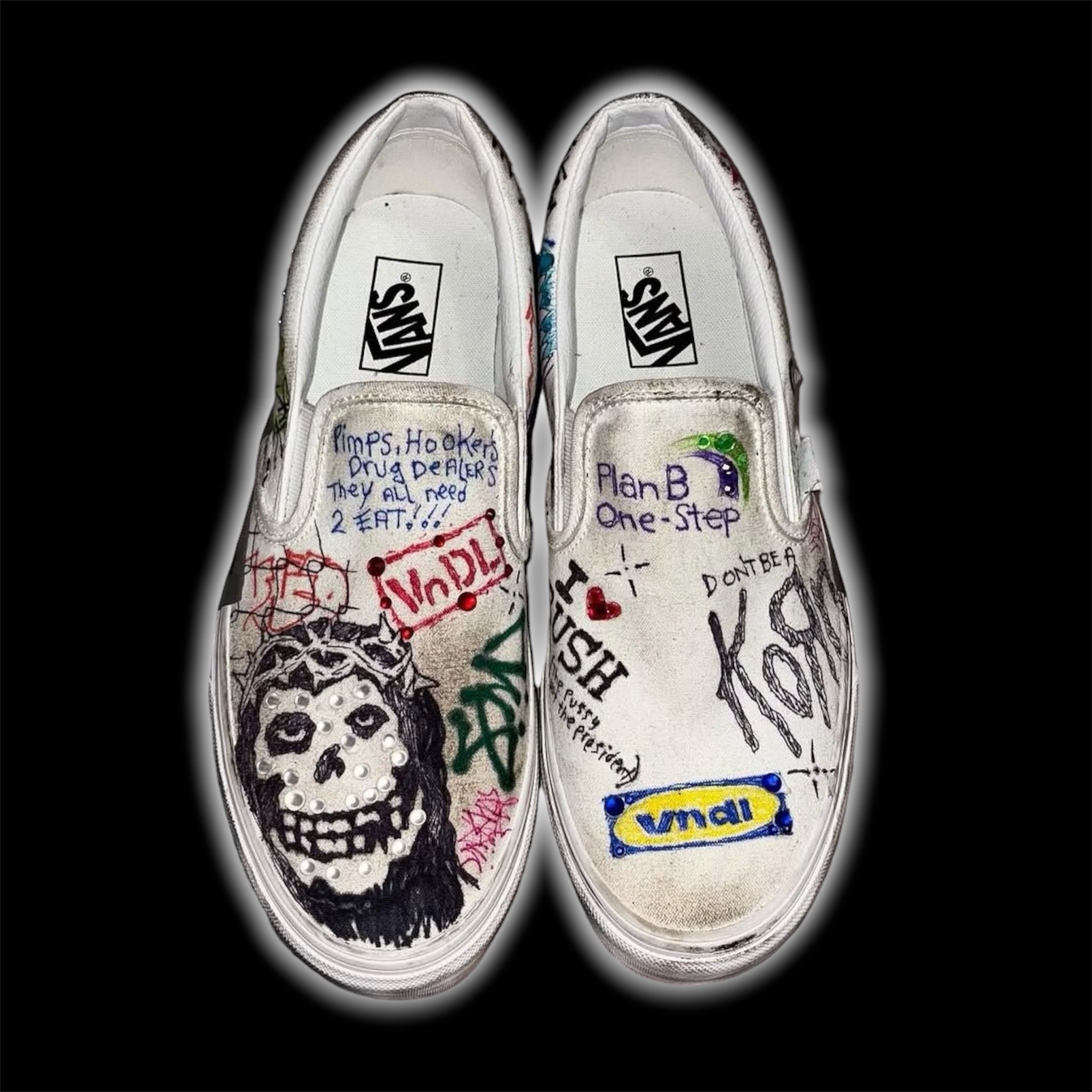ART JUNKIE SLIP ONS
